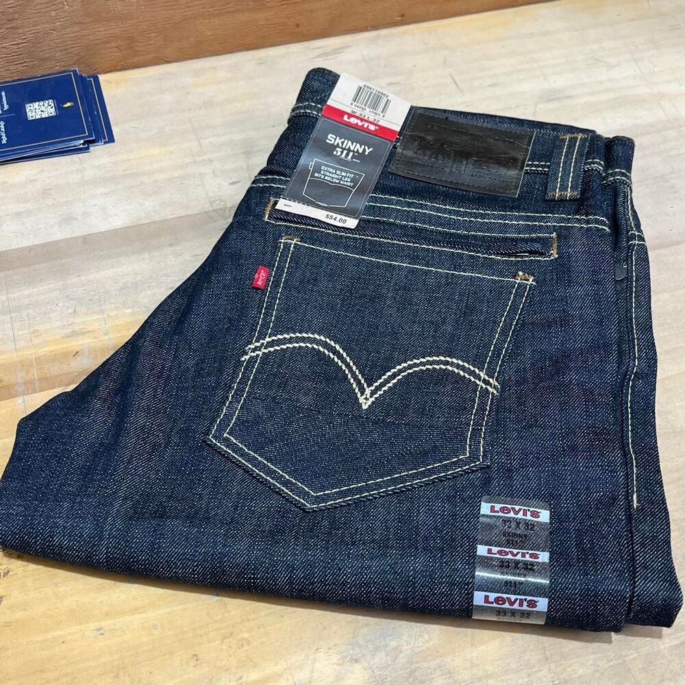 Levi-s Men's Navy Jeans